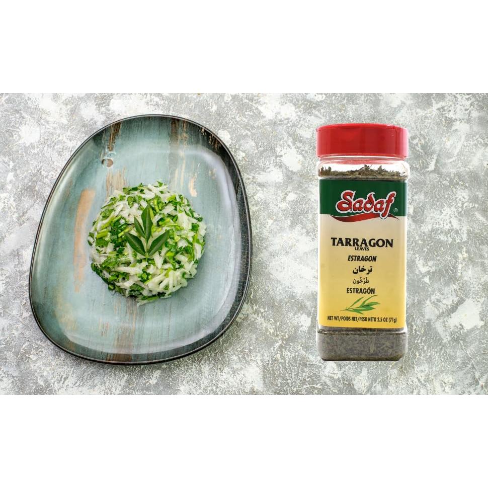 Hojas de Estragón Secas Sadaf 70.87 g - Natural y Vegano