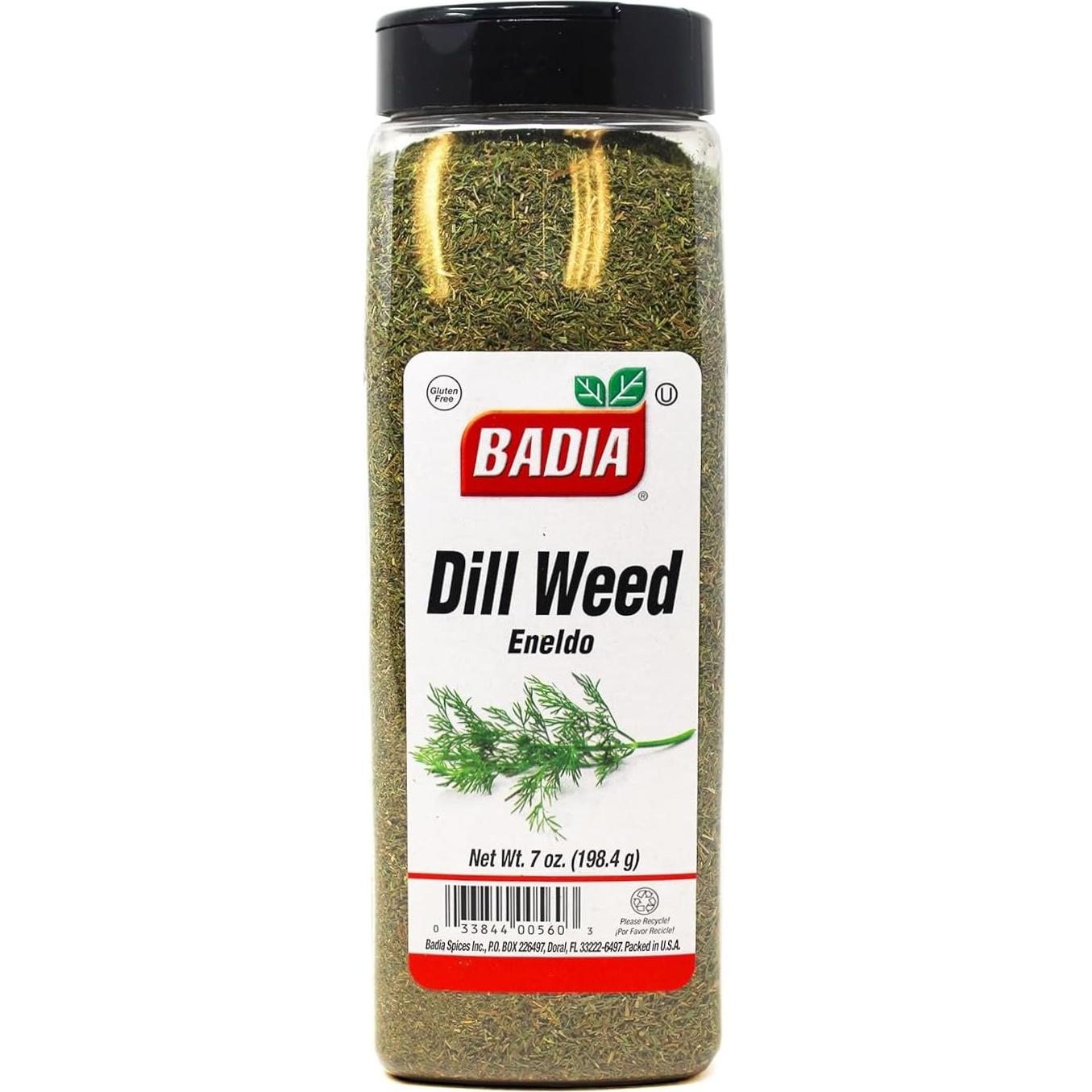 Eneldo Seco Badia 198 g - Sazonador Natural para Pescado y Ensaladas