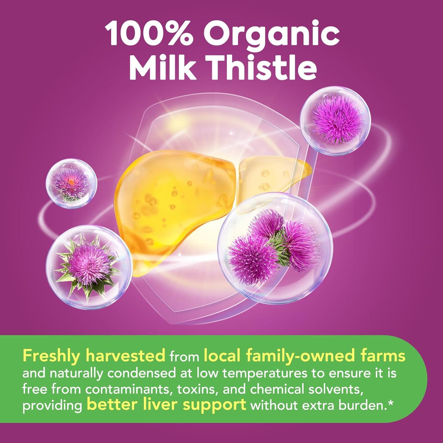 Cardo Mariano Orgánico Surebounty 15000 mg 60 Cápsulas Detox