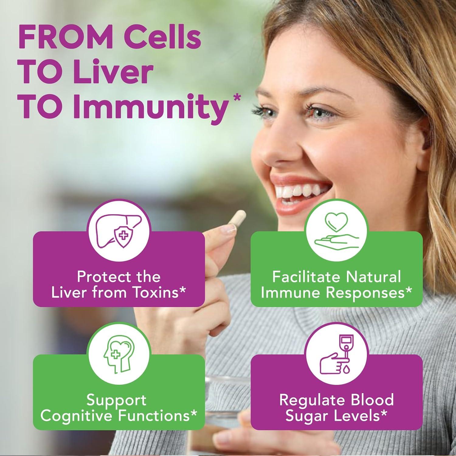 Cardo Mariano Orgánico Surebounty 15000 mg 60 Cápsulas Detox