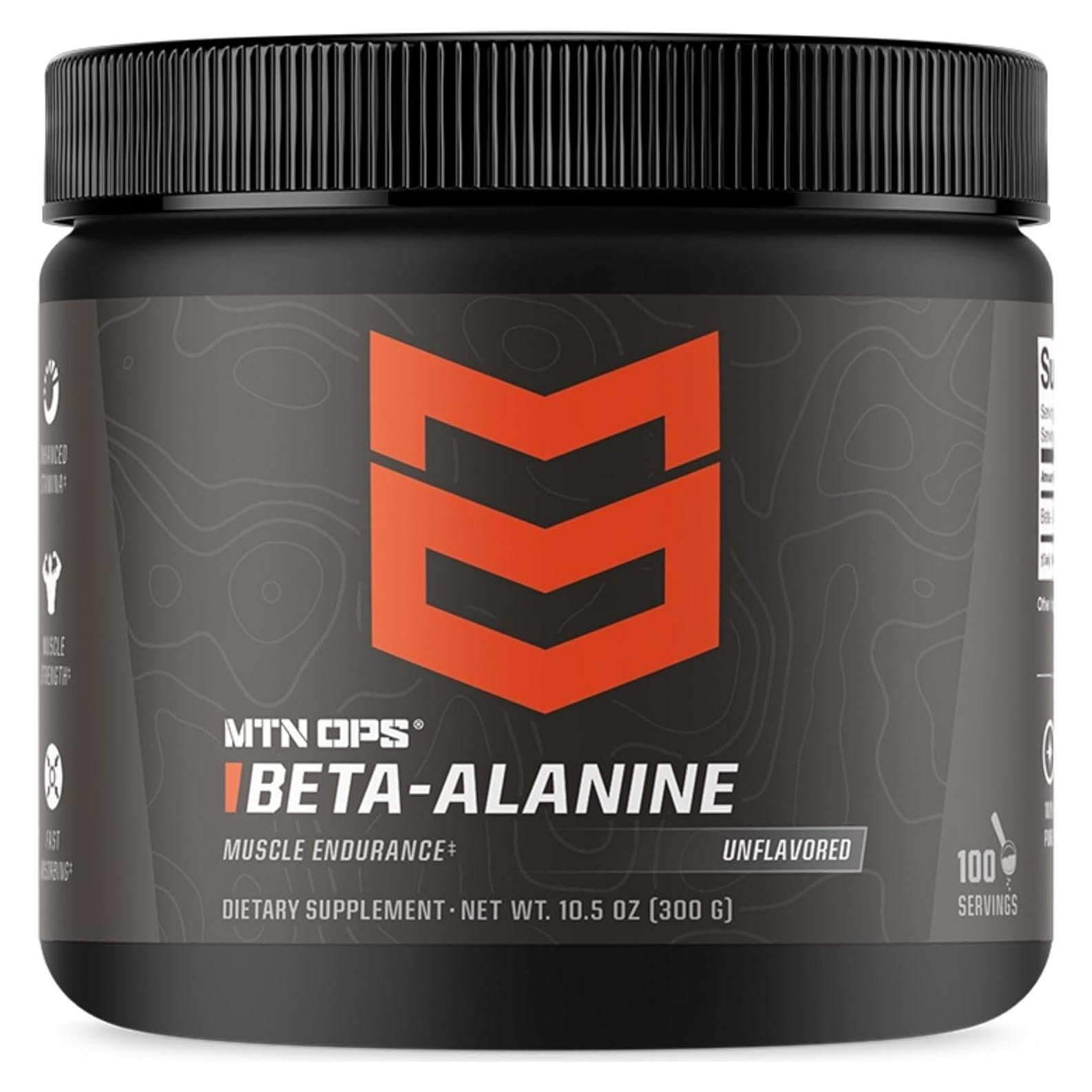 MTN OPS Beta Alanina en Polvo Sin Sabor 100 Porciones 3g