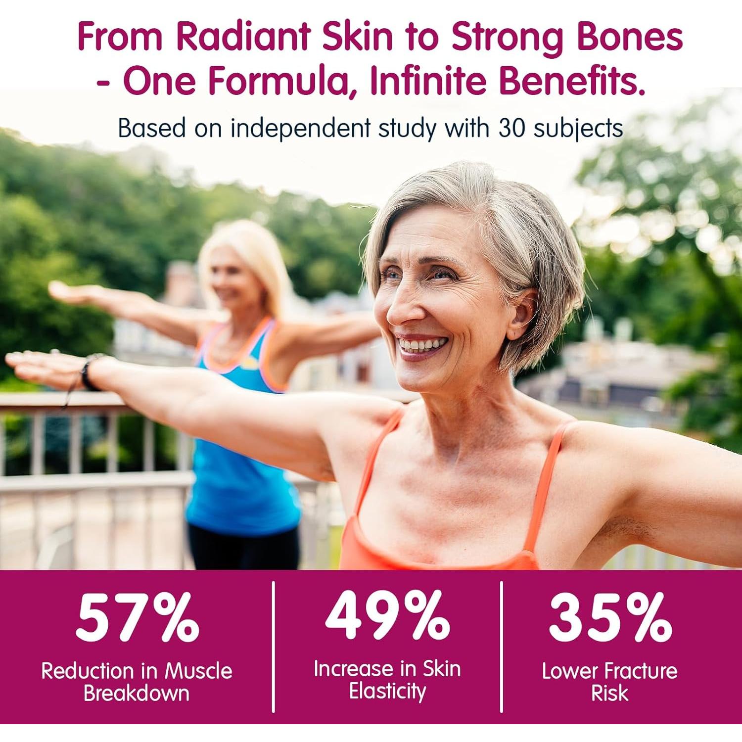 Suplemento HMB Zaigon para Mujeres 180 Cápsulas | Vitamina D3, Colágeno, Omega 3