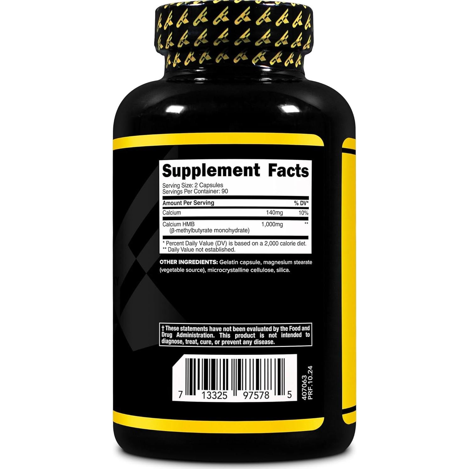 Suplemento HMB Primaforce 1000mg 180 Cápsulas Sin Gluten