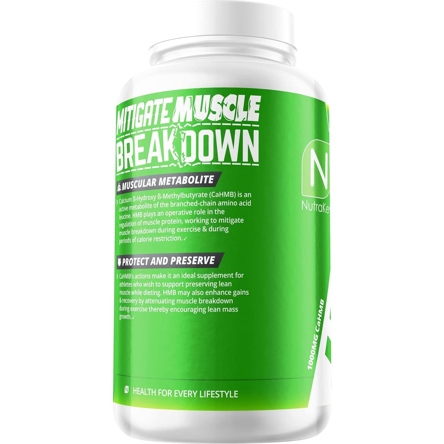 Cápsulas HMB NutraKey 90 Unidades - Suplemento Deportivo