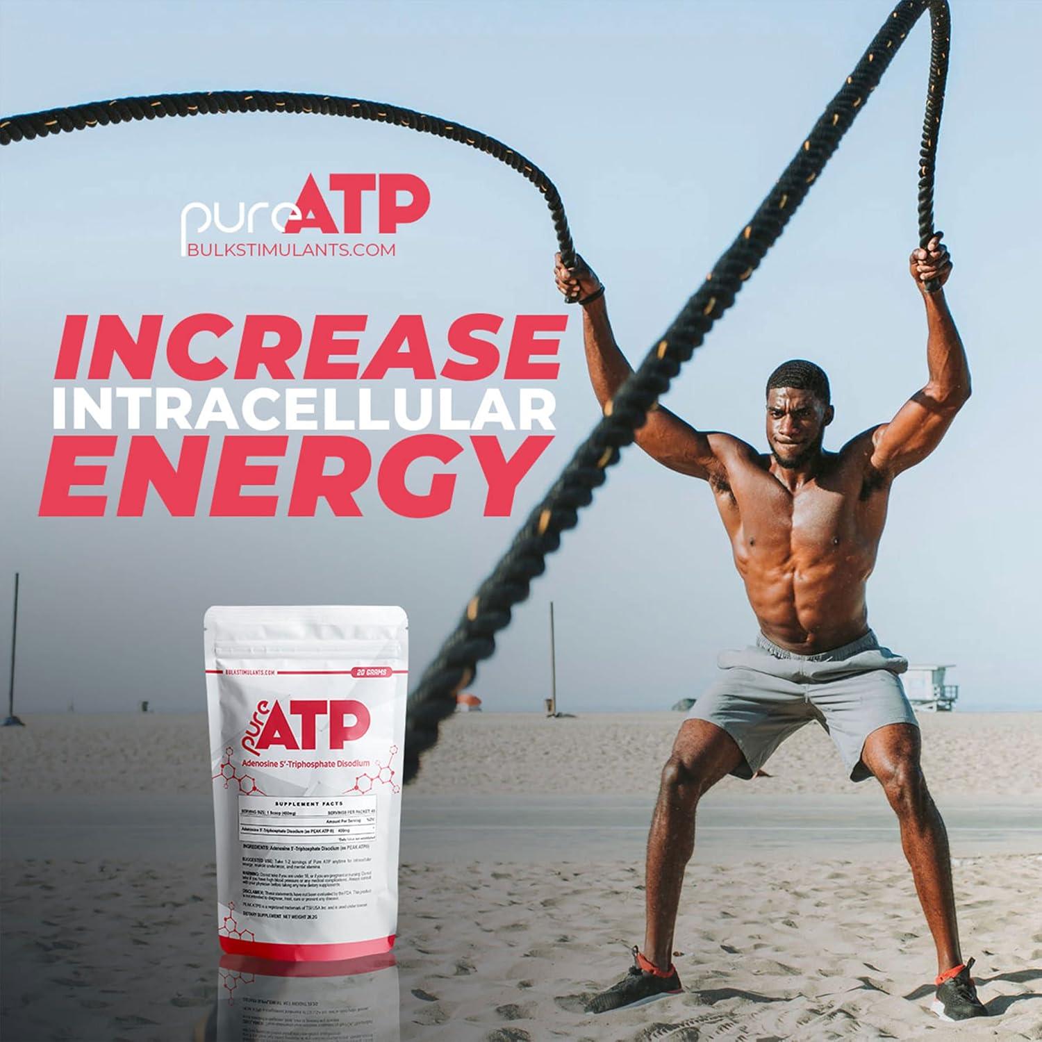 Polvo de ATP Puro BulkStimulants - 20g Energía y Fuerza