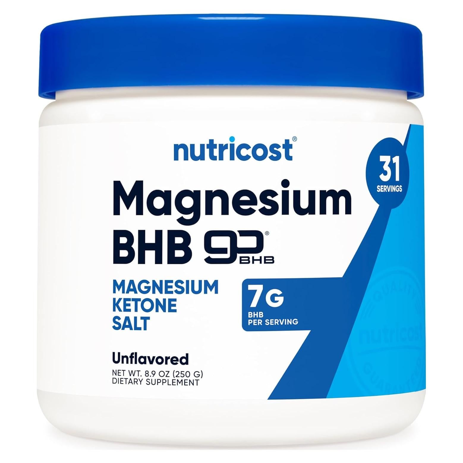 Sales de Cetonas de Magnesio Nutricost 250g - 6.5g BHB