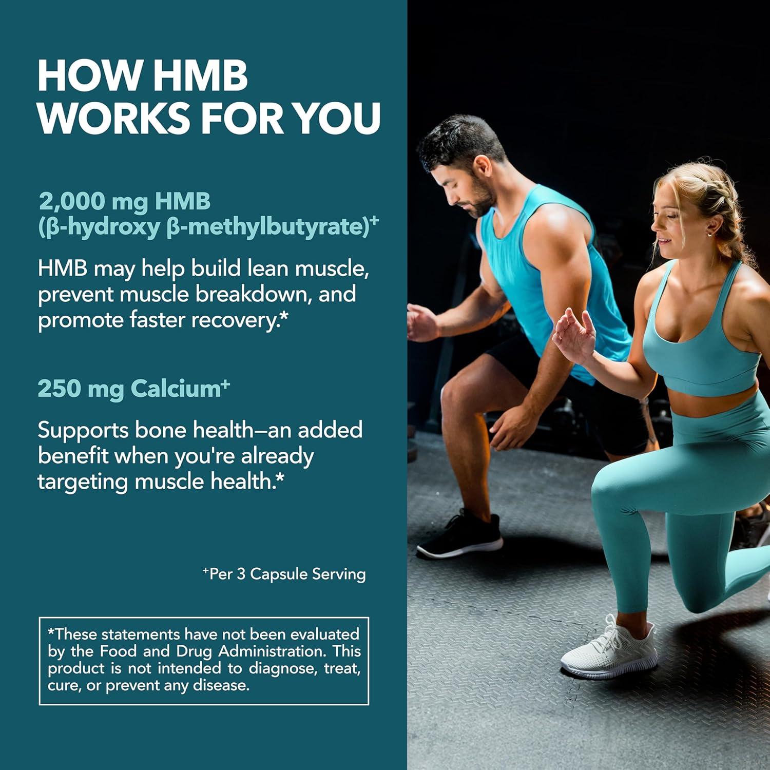 Cápsulas de HMB 2000mg Havasu Nutrition - 120 Unidades Veganas