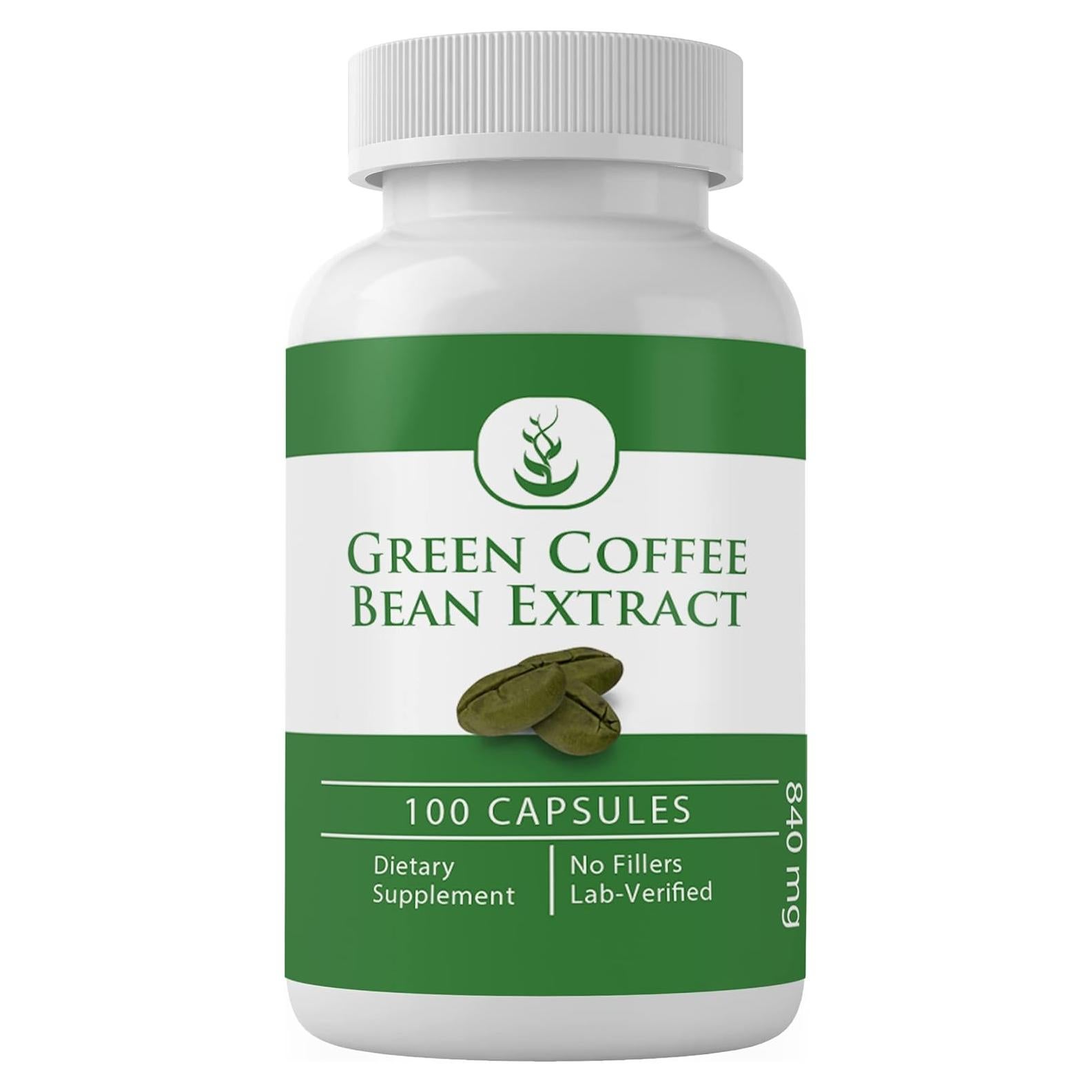 Extracto de Grano de Café Verde Pure Original 100 Cápsulas