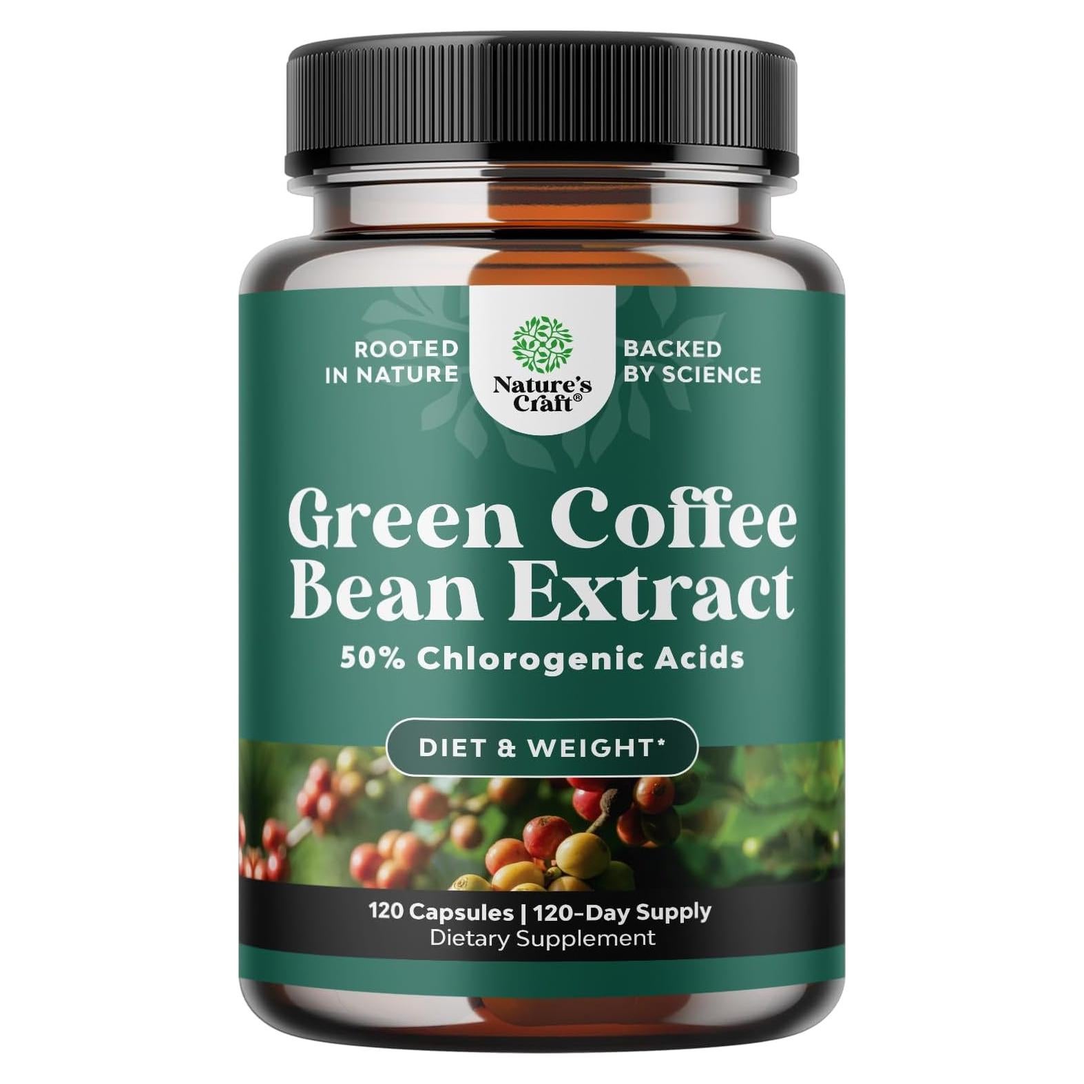 Extracto de Grano de Café Verde Nature Berg 120 Pastillas