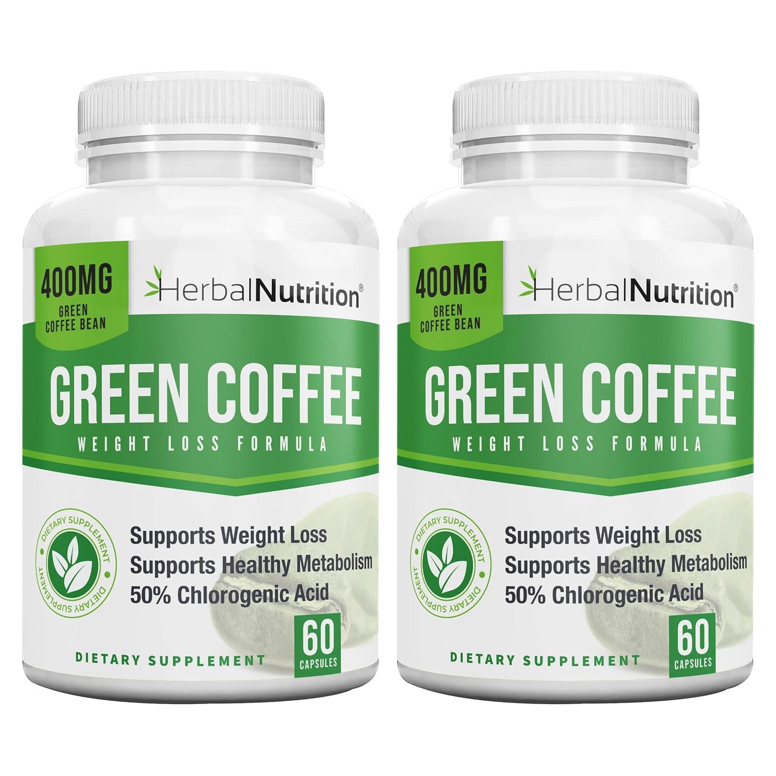 Extracto de Grano de Café Verde Herbal Nutrition 2x120 Cápsulas