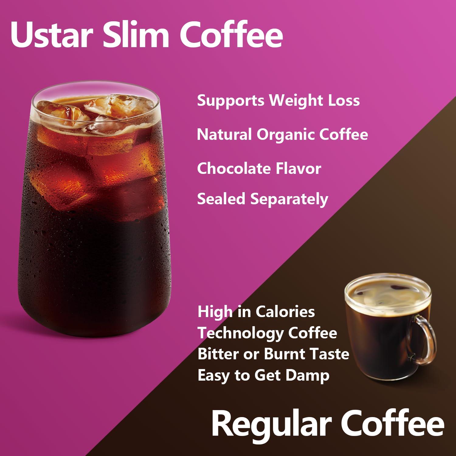 Café Instantáneo USTAR Slim 120g - Extracto Frijol Café Verde