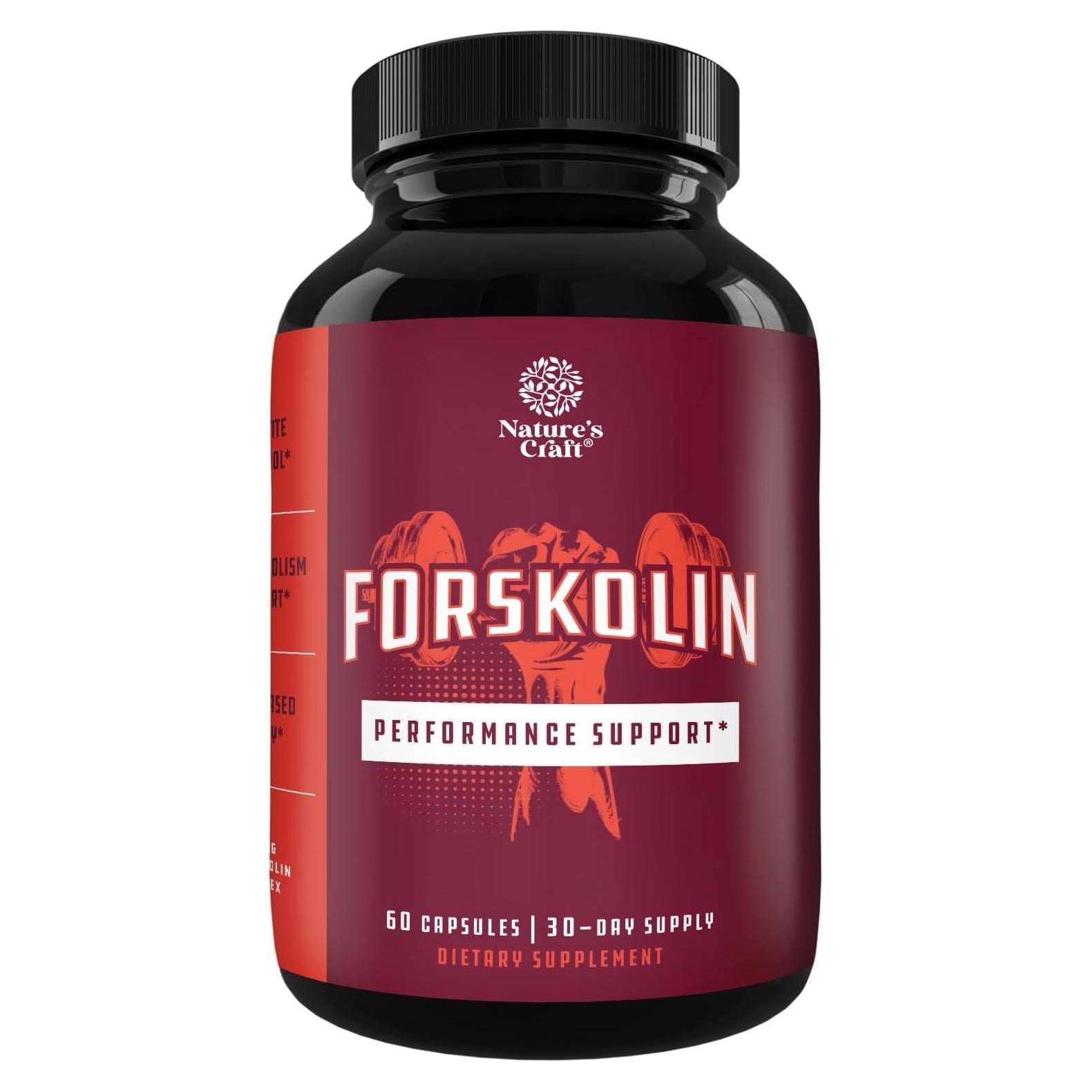 Suplemento Dietético Forskolin Natures Craft 60 Cápsulas