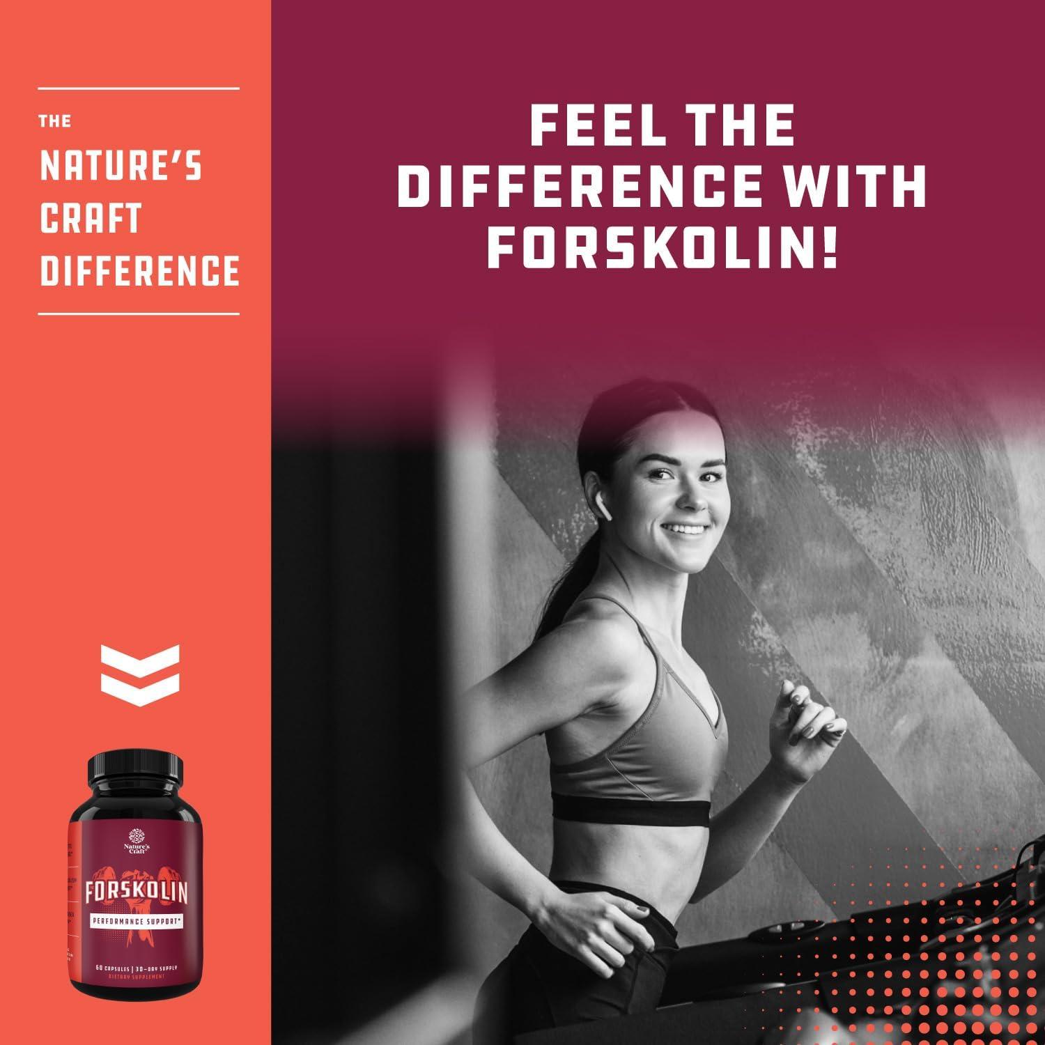 Suplemento Dietético Forskolin Natures Craft 60 Cápsulas