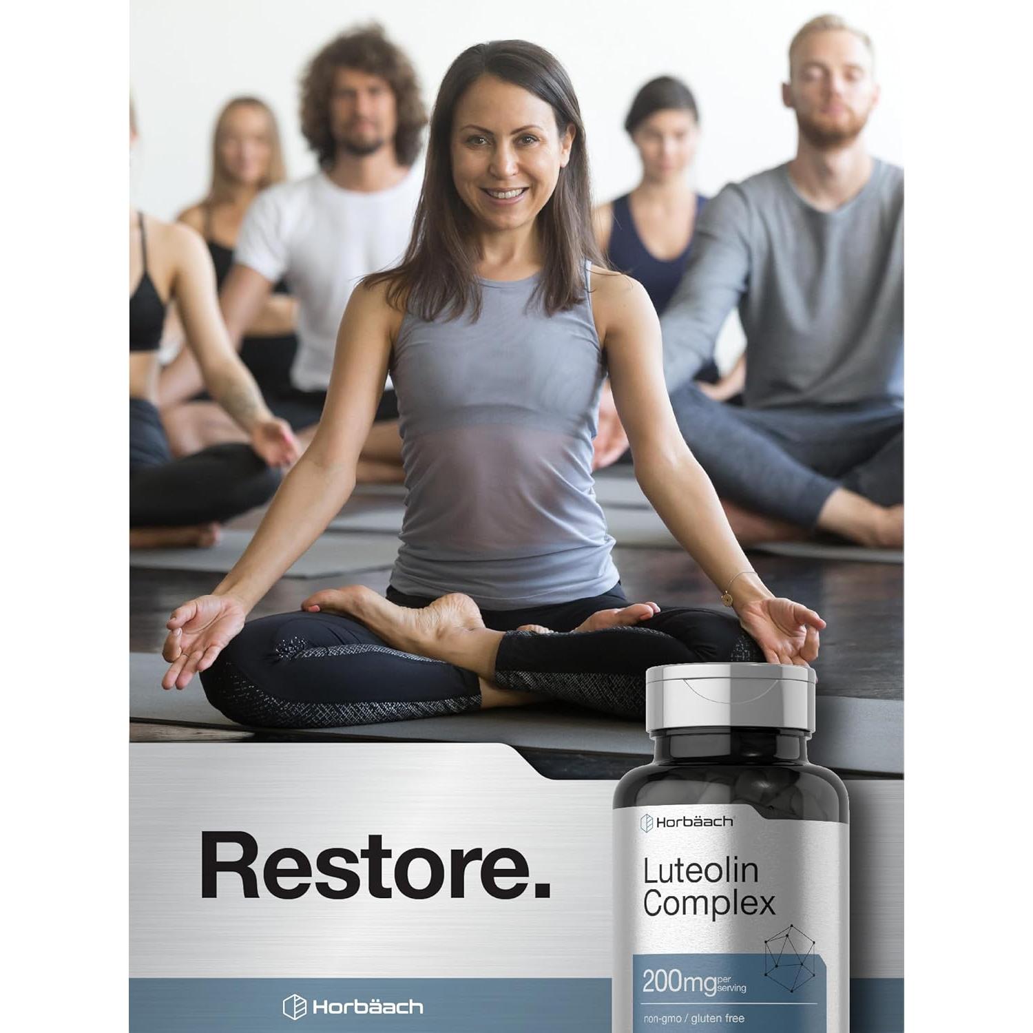 Suplemento Luteolina Horbaach 50 mg + Rutin 50 mg 50 Cápsulas