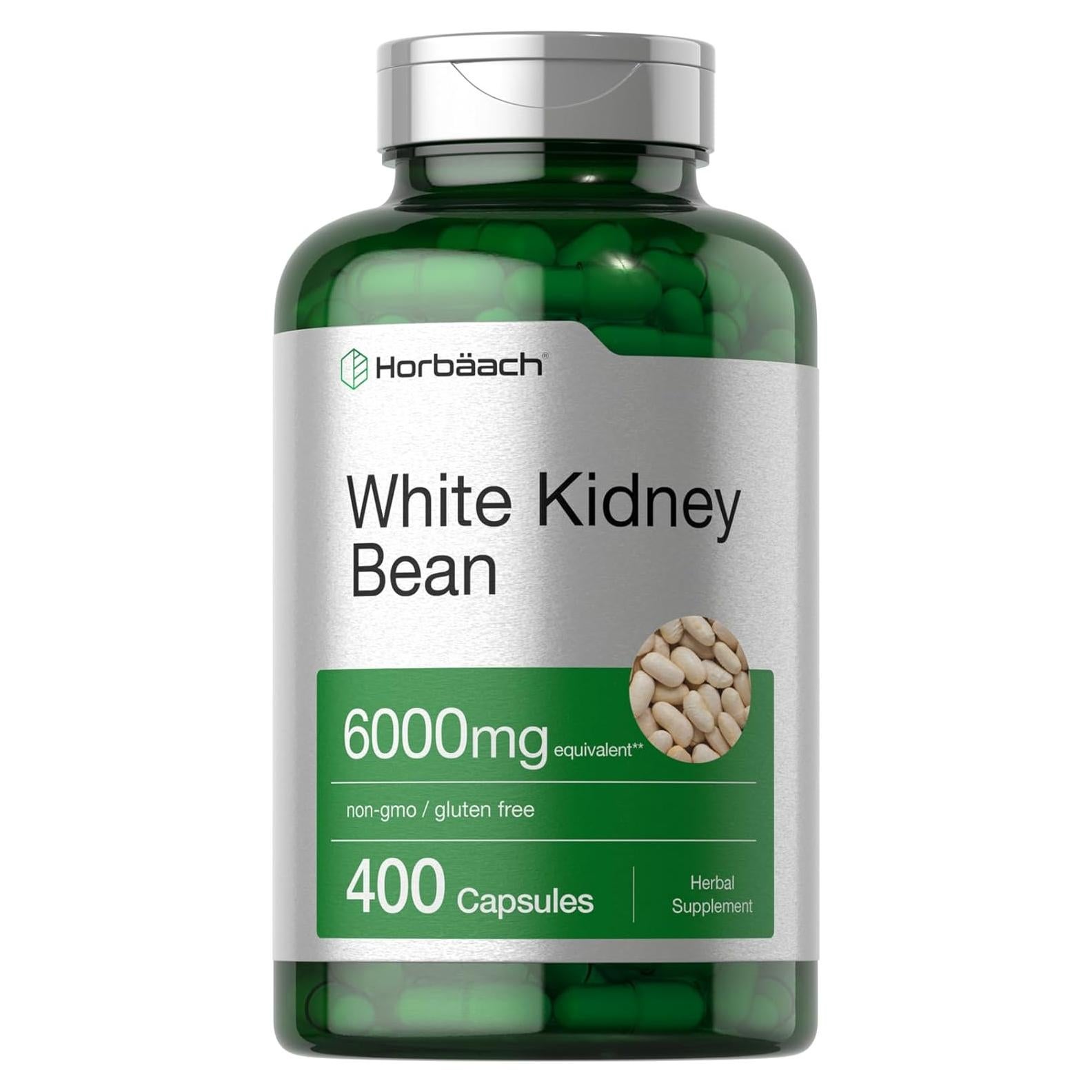 Cápsulas de Extracto de Frijol Blanco Horbäch 6000mg 400u