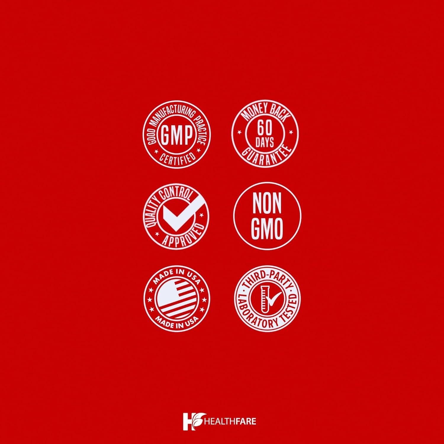 Extracto de Frijol Blanco HealthFare 7500mg 240 Cápsulas Veganas