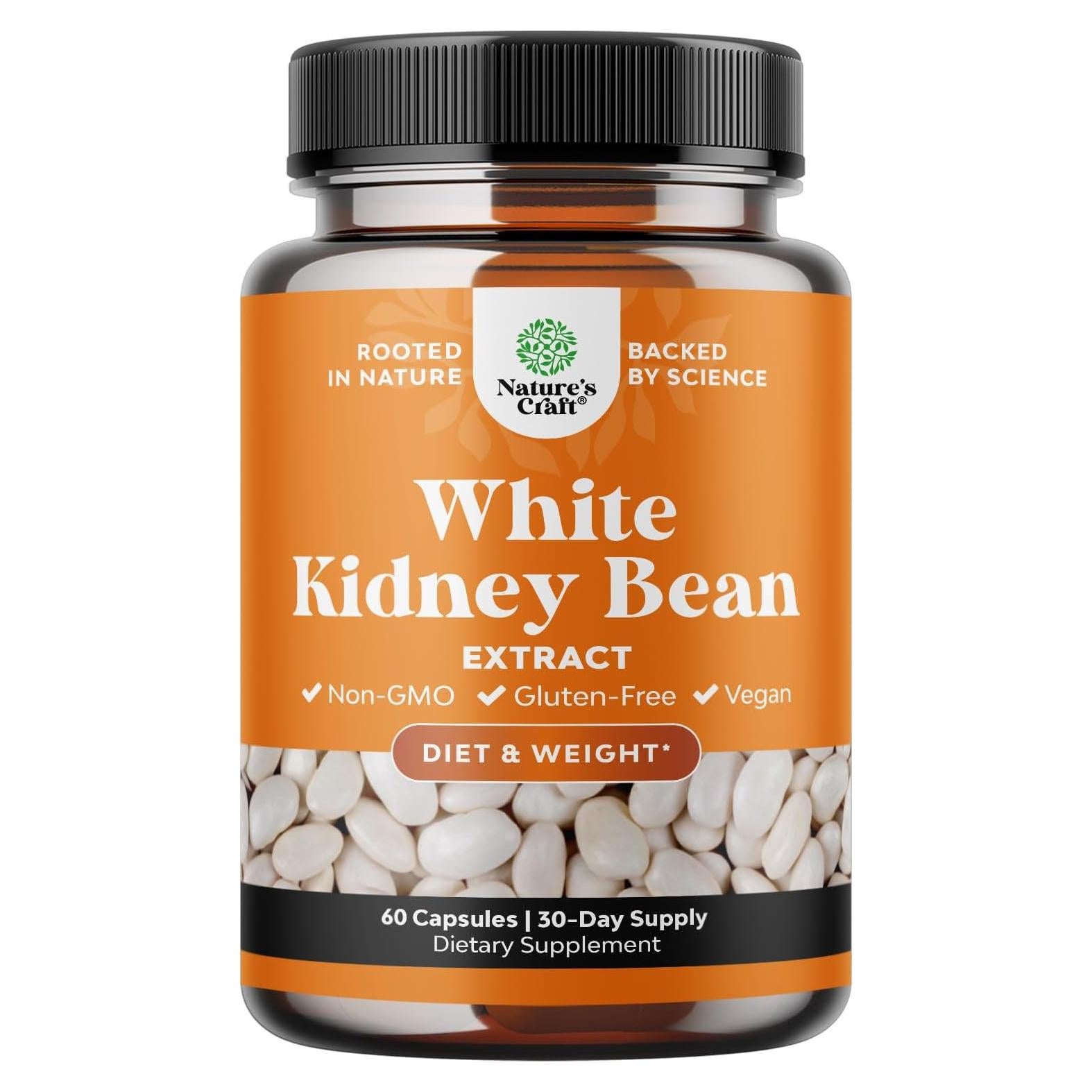 Extracto de Frijol Blanco Nature's Craft - 60 Cápsulas