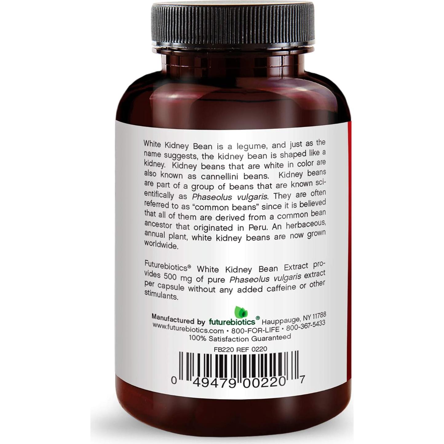 Extracto de Frijol Blanco FutureBiotics 100 Cápsulas 226g