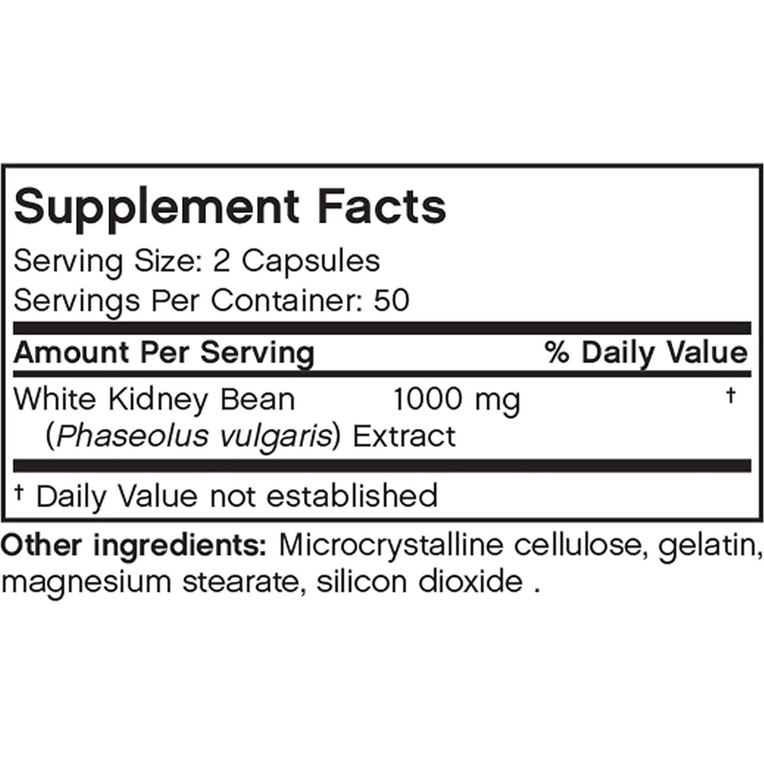 Extracto de Frijol Blanco FutureBiotics 100 Cápsulas 226g