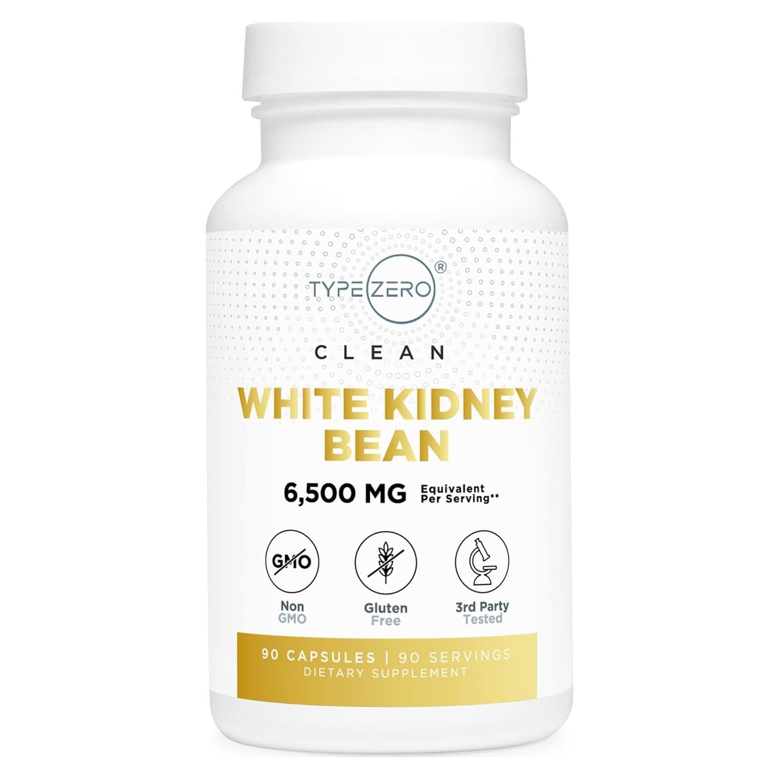 Cápsulas de Frijol Blanco Tipo Cero 90 Unidades 6500 MG