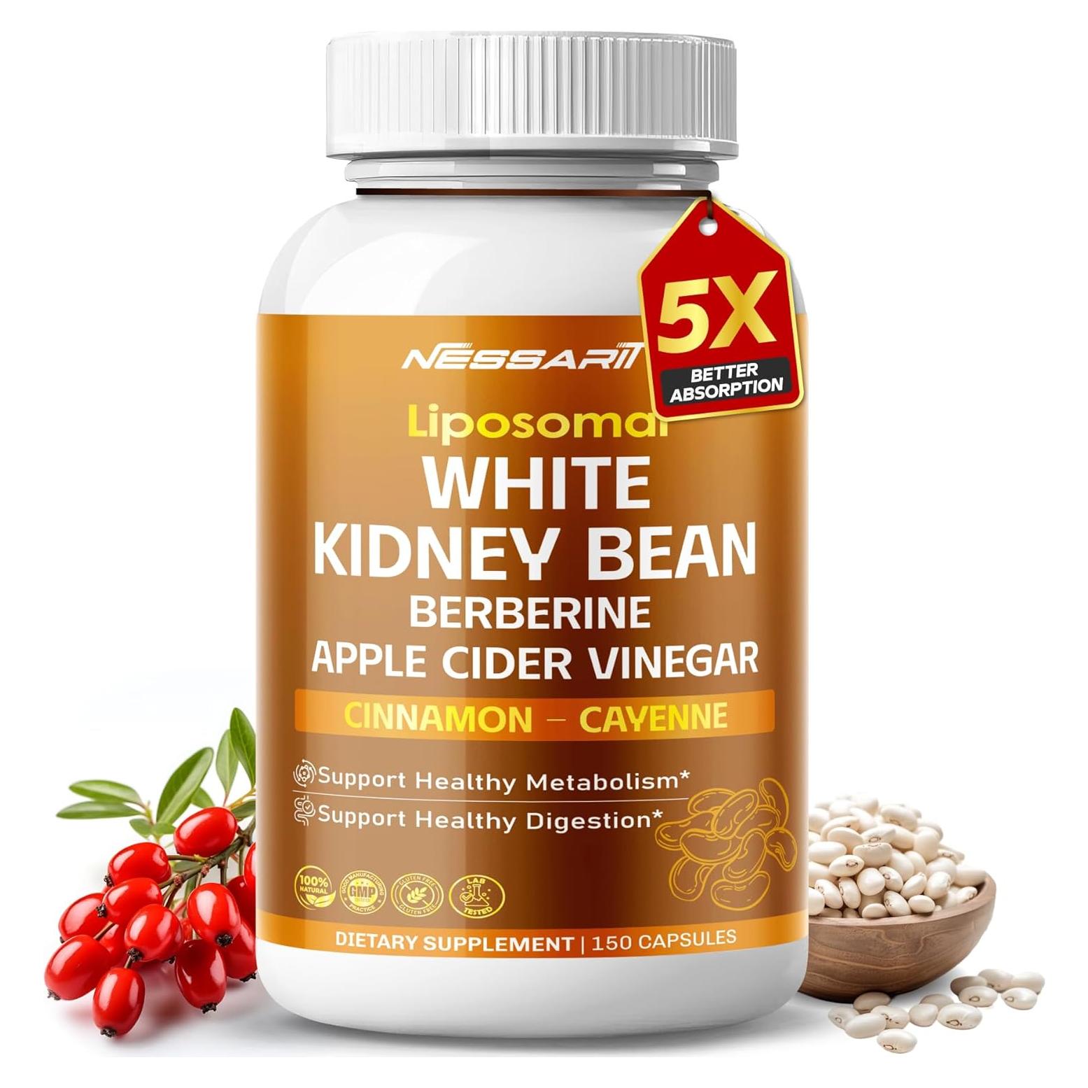 Suplemento Digestivo Nessarit - 150 Cápsulas - Berberina y Vinagre