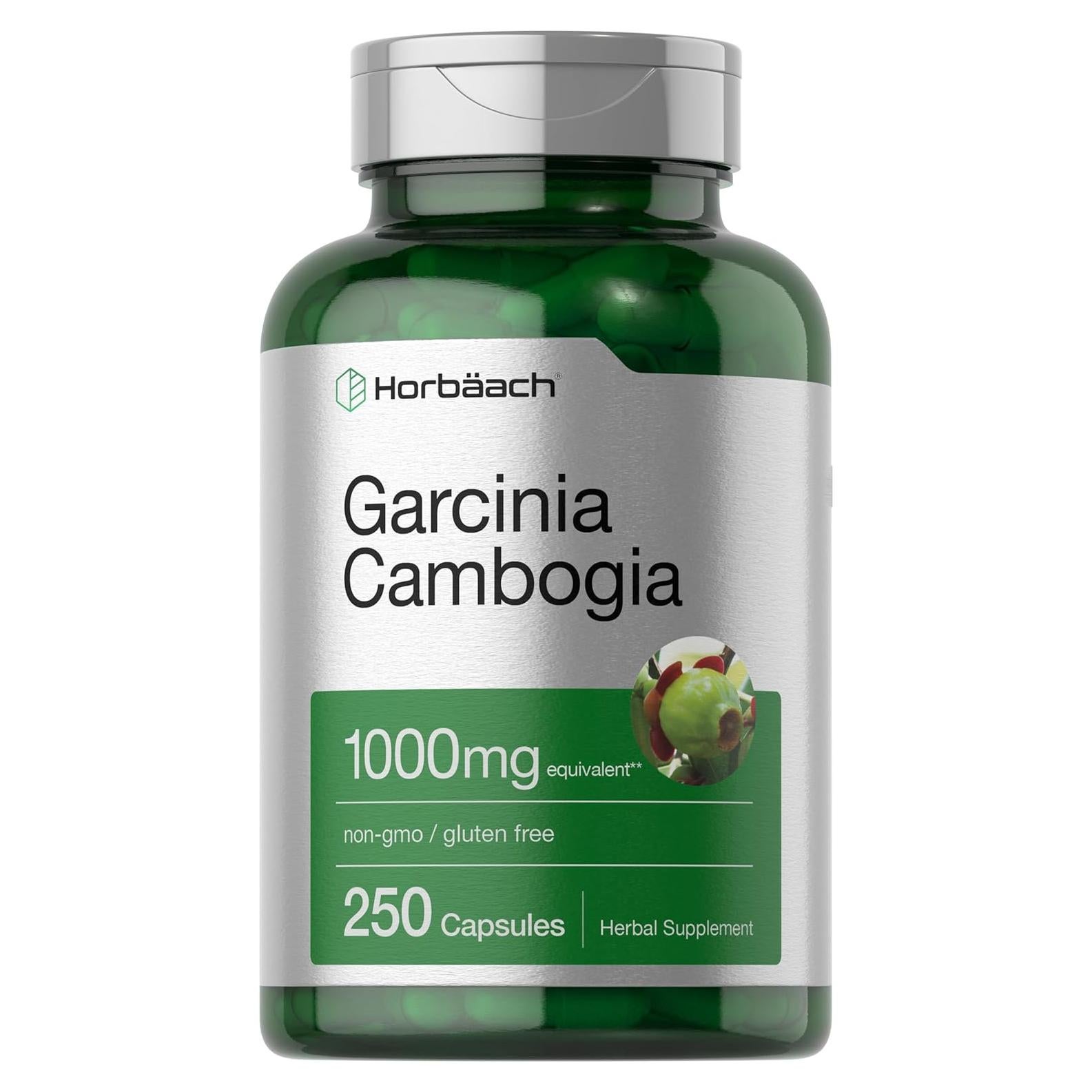 Extracto de Garcinia Cambogia Horbaach 1000mg 250 Cápsulas