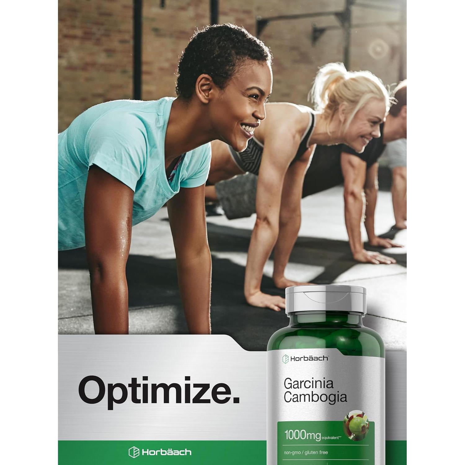 Extracto de Garcinia Cambogia Horbaach 1000mg 250 Cápsulas