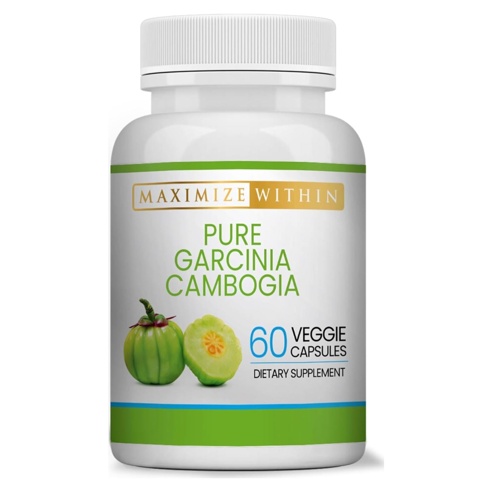 Suplemento Garcinia Cambogia Maximum Slim 60 Cápsulas 100% Puro