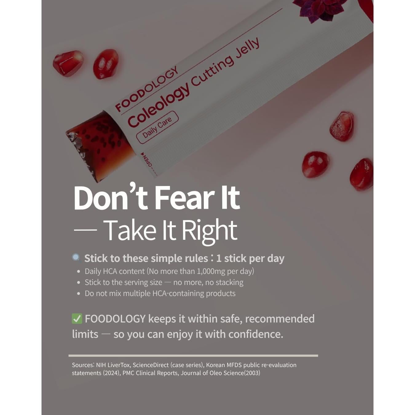 Gelatina Coleologia FOODOLOGY 10 Sobres Sabor Granada - Control de Apetito y Metabolismo