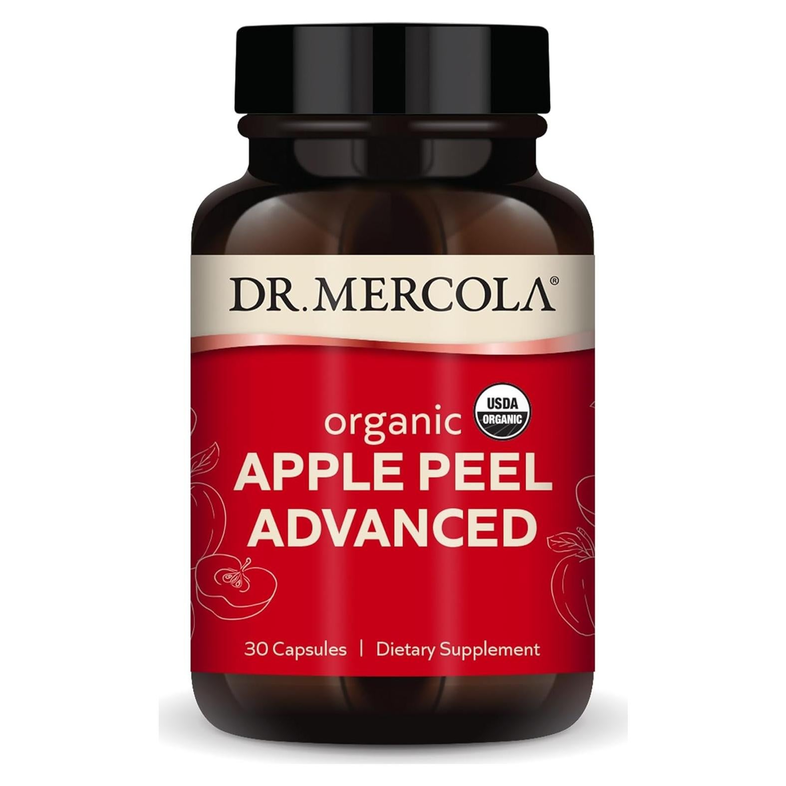 Cápsulas de Cáscara de Manzana Orgánica Dr. Mercola 30 Porciones