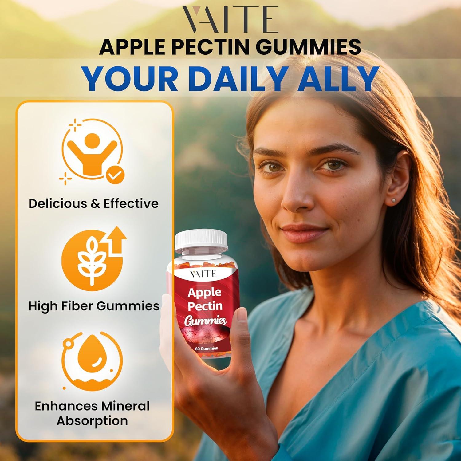 Gomitas de Pectina de Manzana VAITE - 60 Unidades Sin Gluten