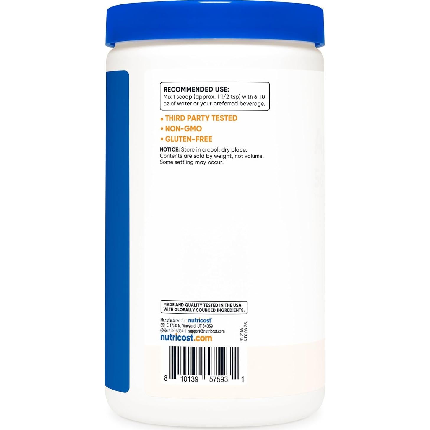 Polvo de Pectina de Manzana Nutricost 450g Sin Sabor