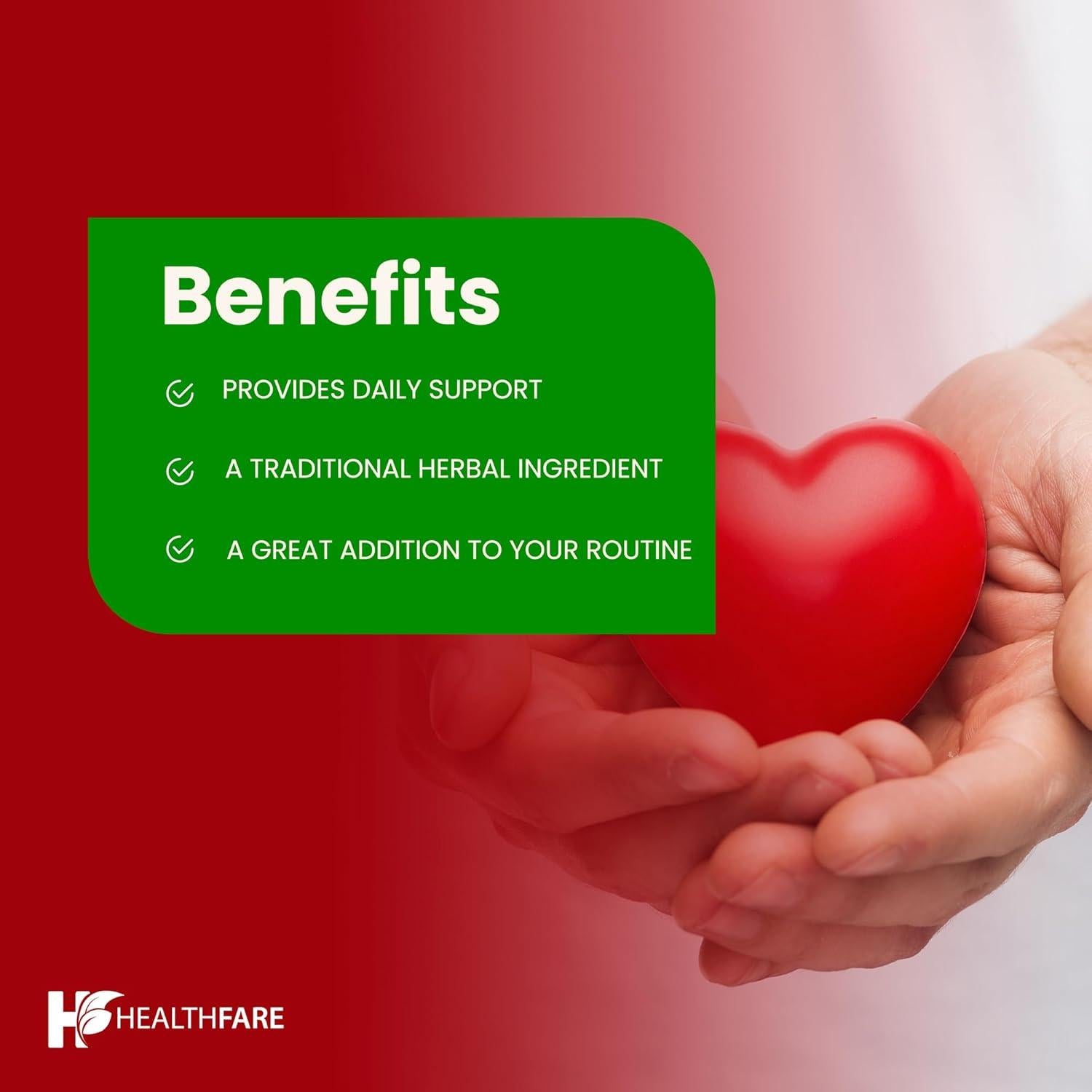 Suplemento Herbal Escoba de Carnicero Healthfare 2400mg 120 Cápsulas