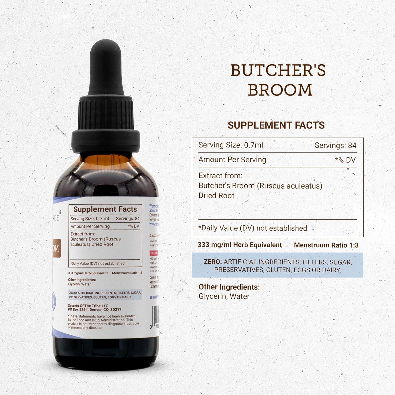 Extracto Líquido Sin Alcohol Ruscus 59.15 ml Secretos de la Tribu