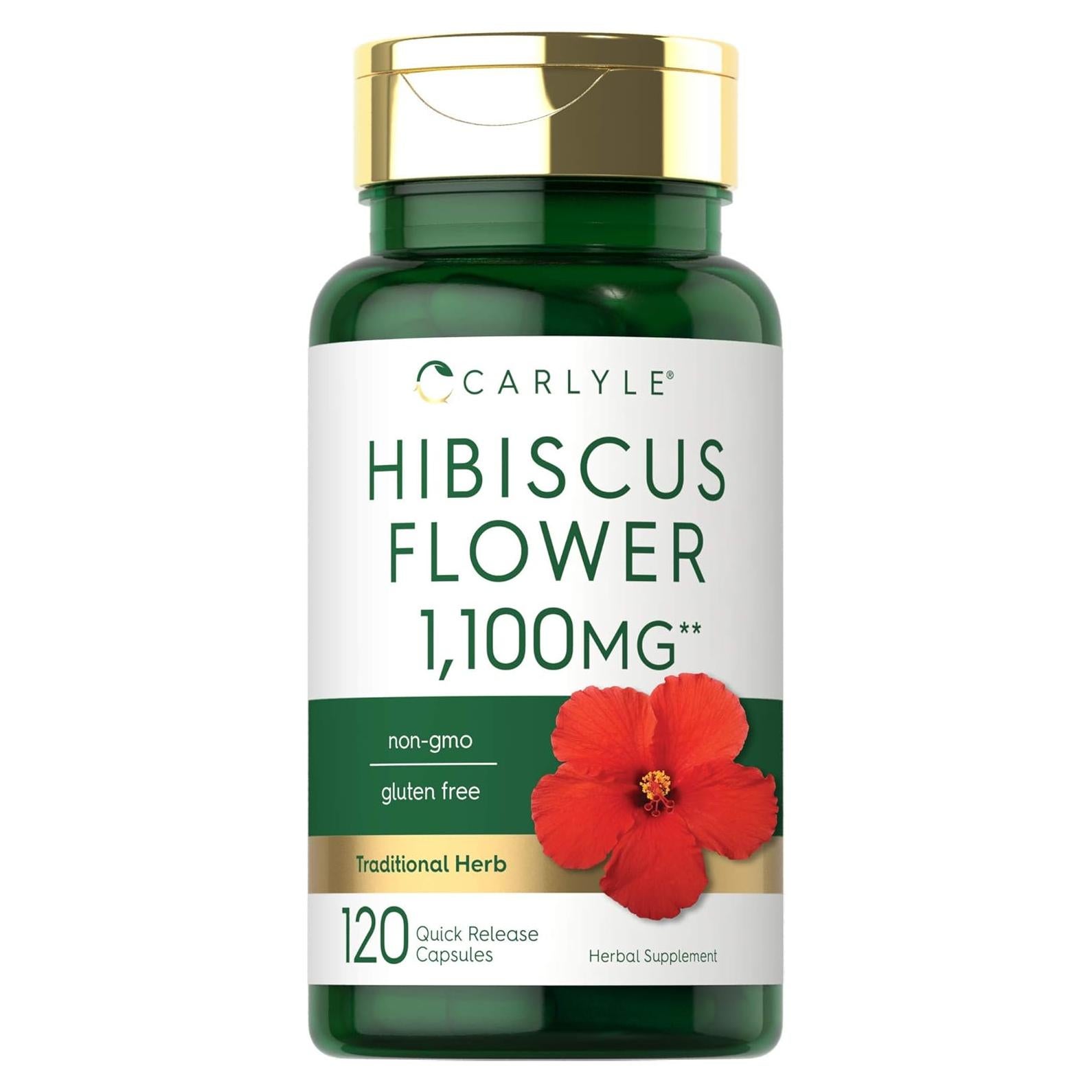 Extracto de Flor de Hibisco Carlyle 1100 mg | 120 Cápsulas