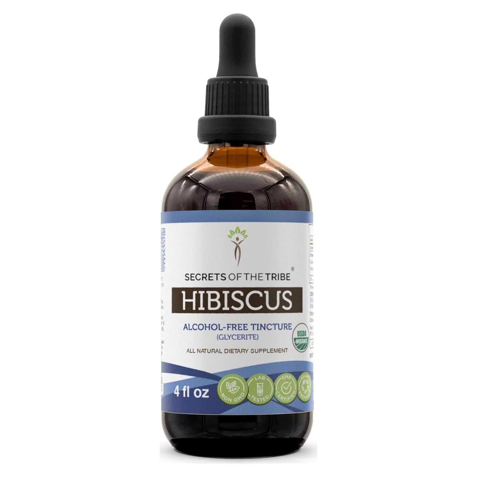 Extracto de Hibisco Sin Alcohol Secretos de la Tribu 113.4 ml