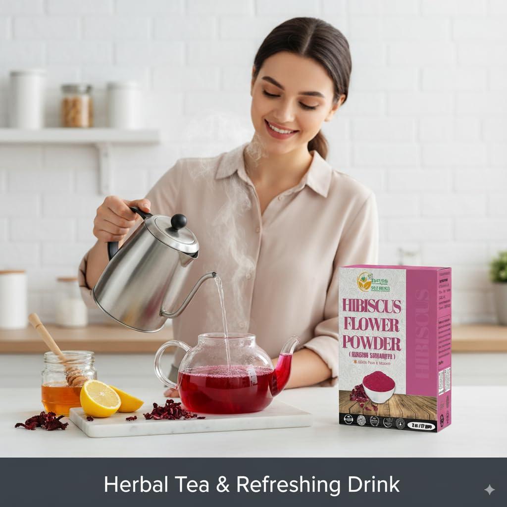 Polvo de Hibisco Herbs Botanica 150g Sin OGM Sin Gluten