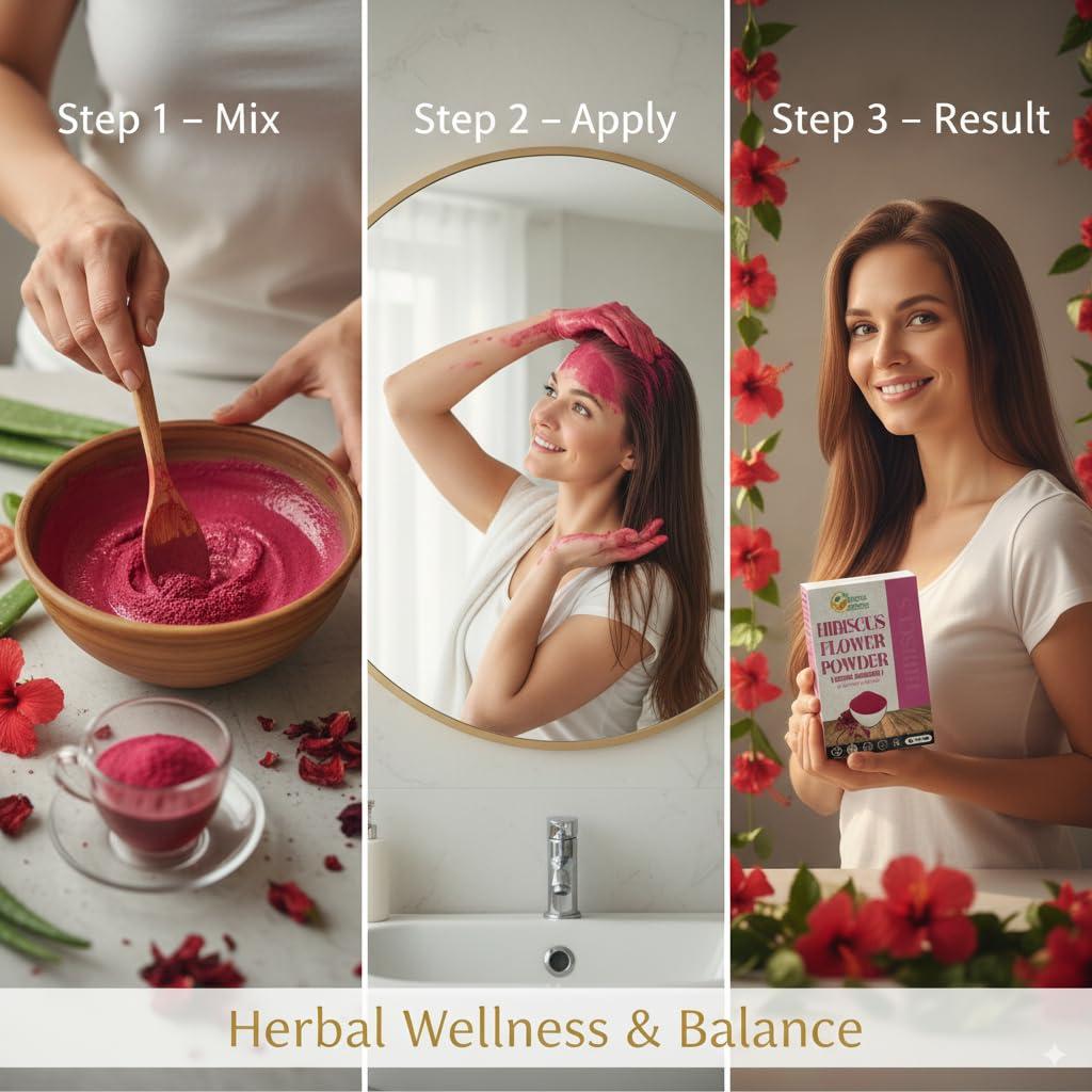 Polvo de Hibisco Herbs Botanica 150g Sin OGM Sin Gluten