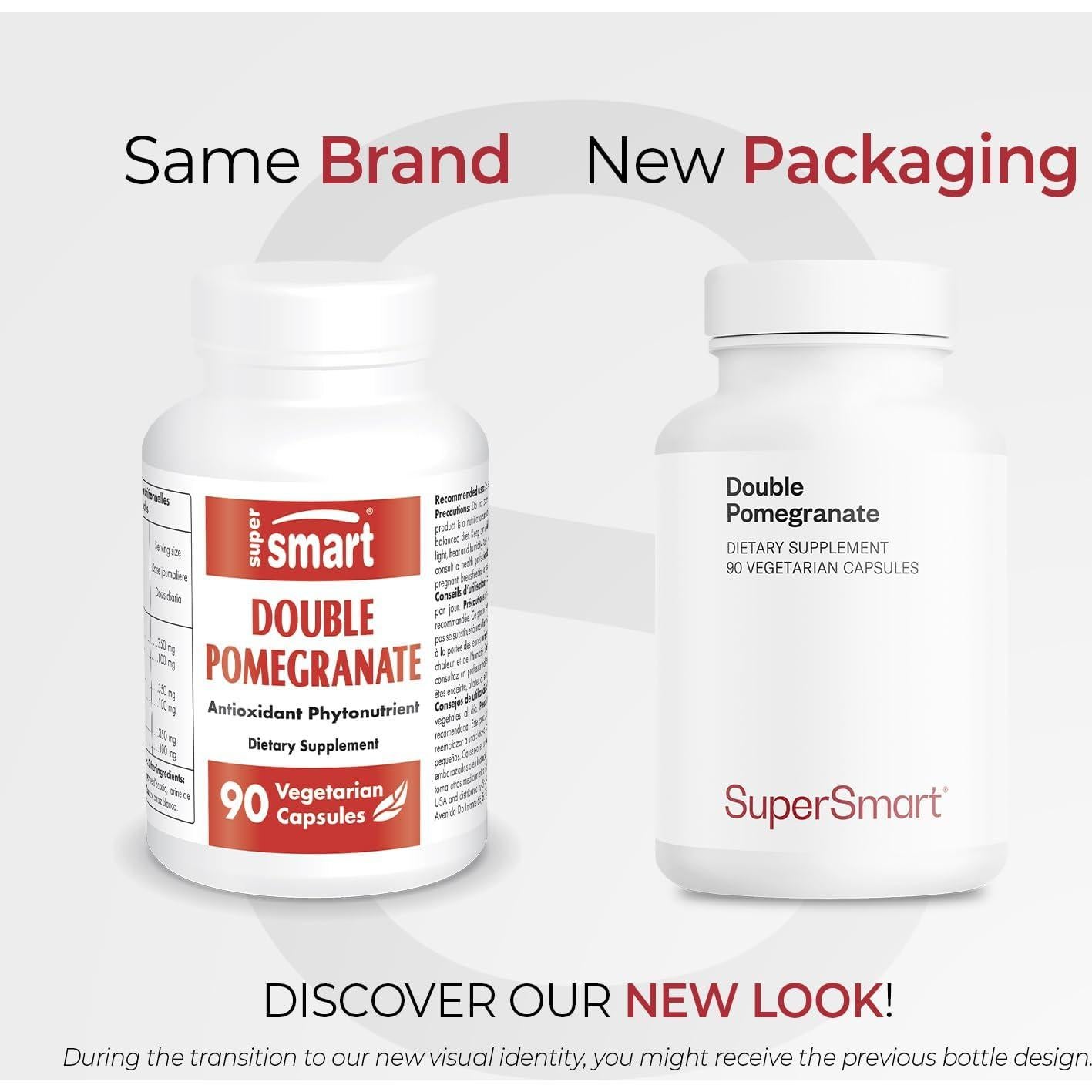 Suplemento Antioxidante Doble Granada Supersmart 90 Cápsulas