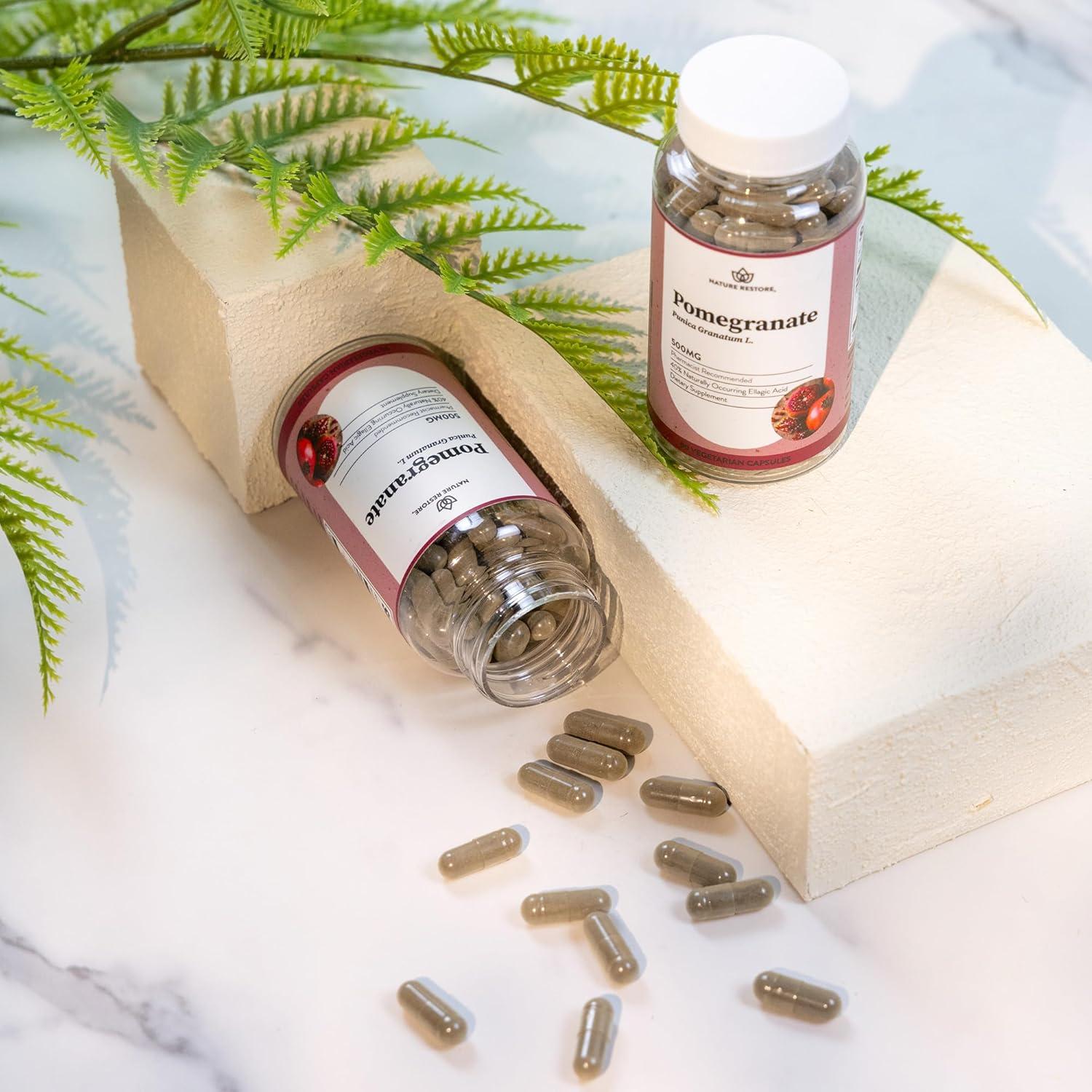 Suplemento de Extracto de Semilla de Granada Nature Restore 90 Cápsulas 500mg