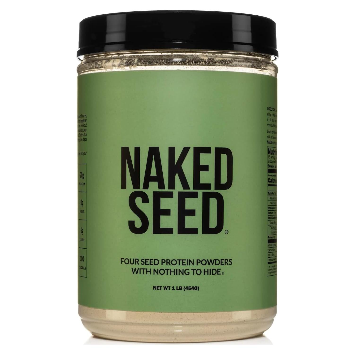 Polvo de Proteína Naked Seed 450g - 4 Ingredientes Vegano