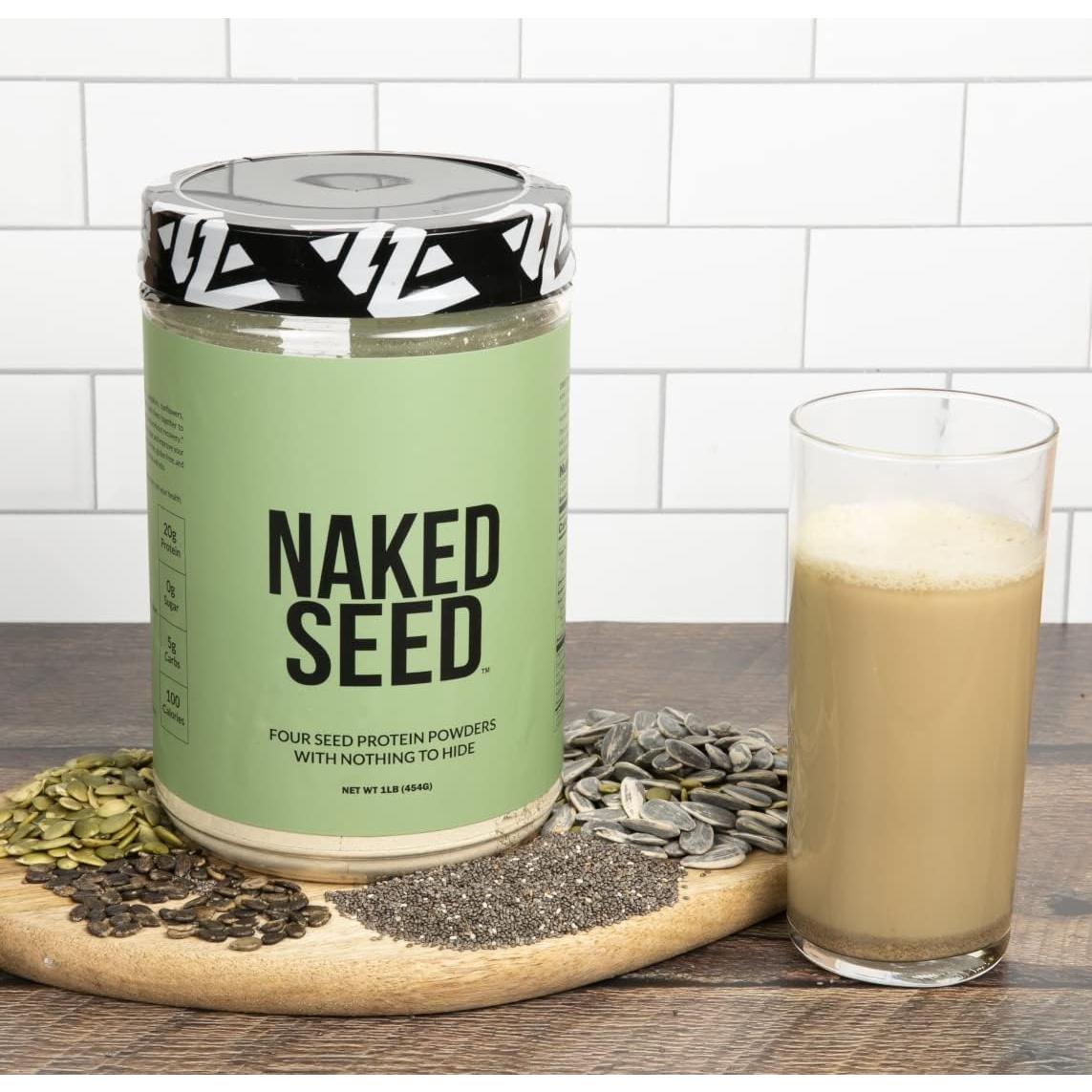 Polvo de Proteína Naked Seed 450g - 4 Ingredientes Vegano