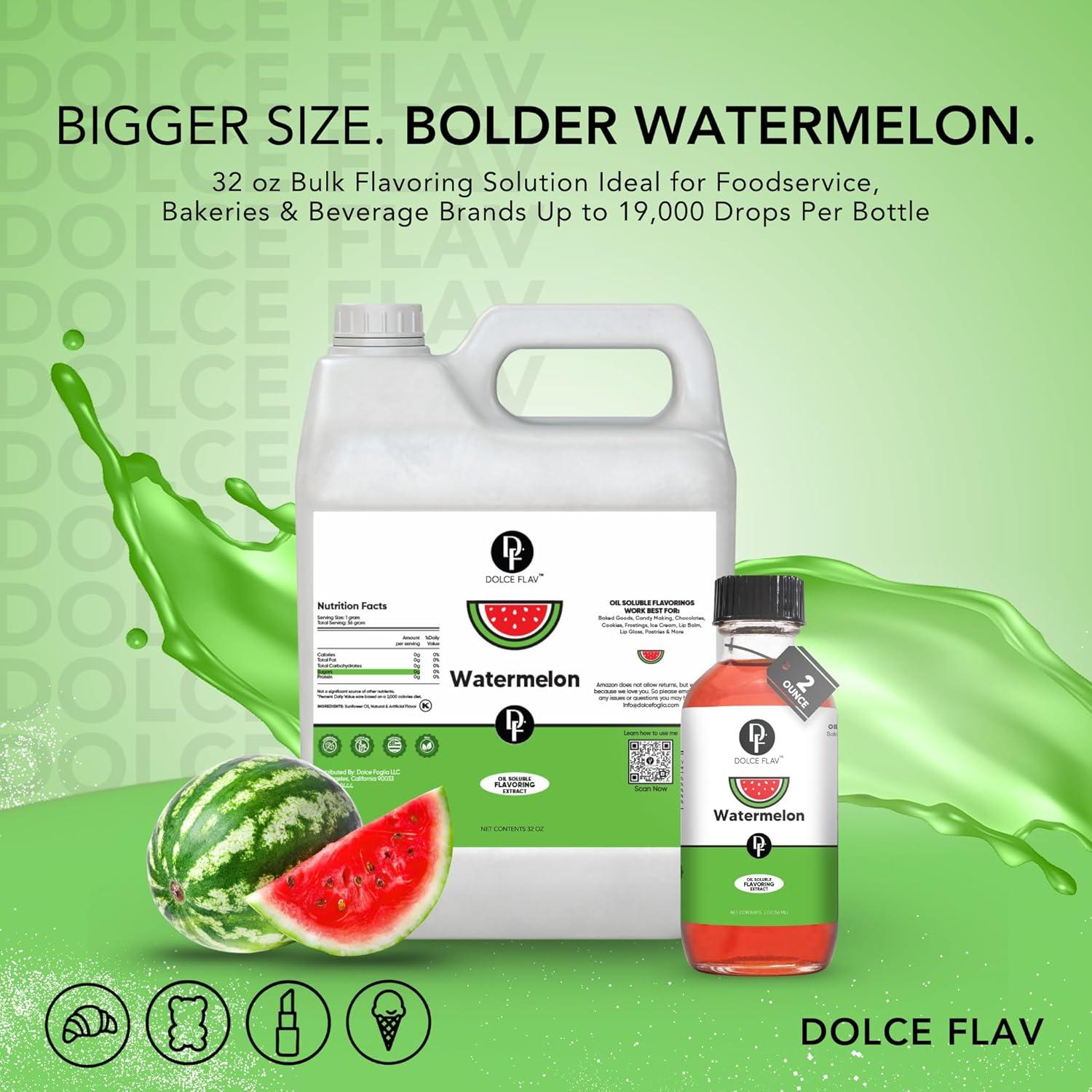 Extracto de Sandía Dolce Flav 3.78 L - Sin Azúcar, Kosher