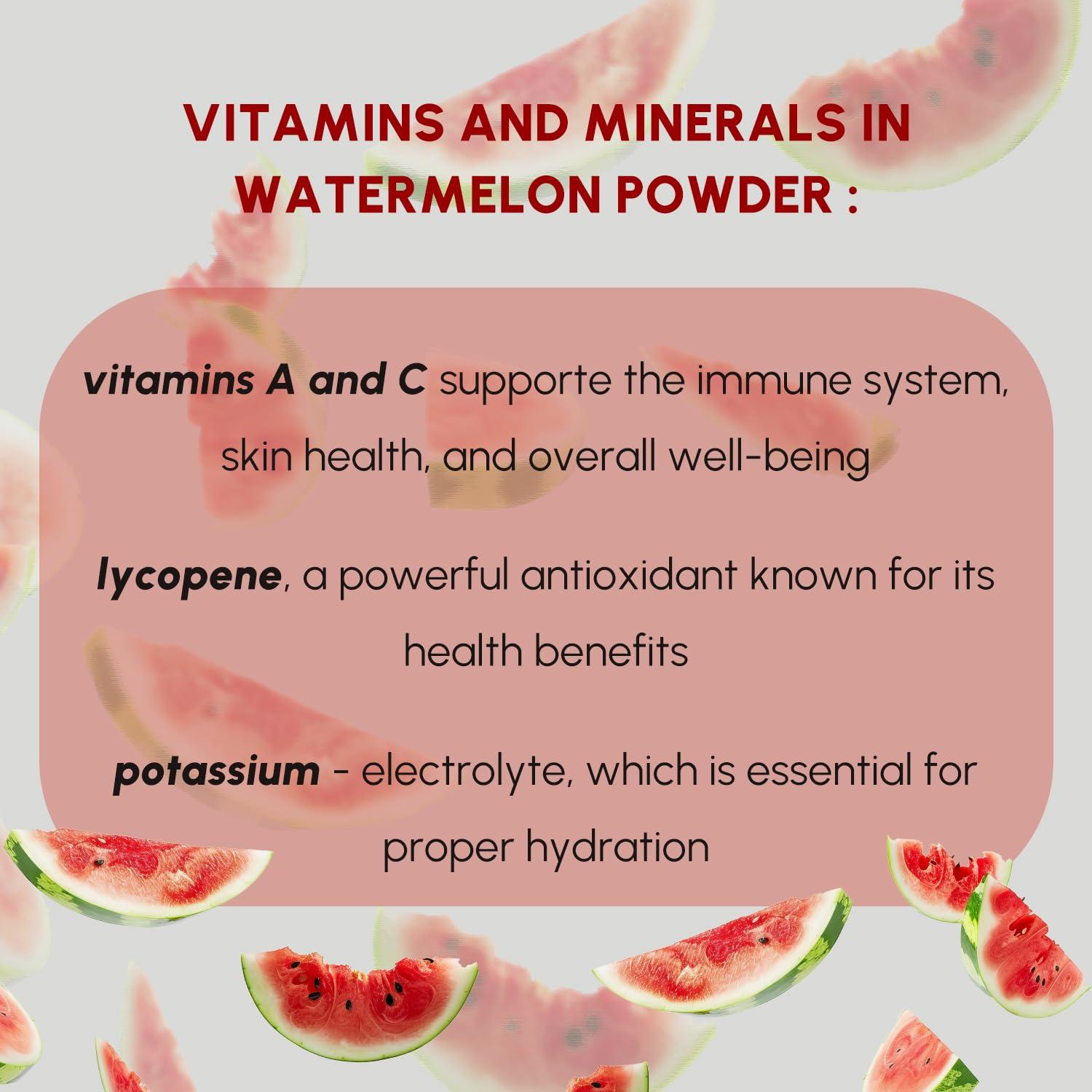 Polvo de Sandía Natural 226.8 g Evady - Sabor Dulce