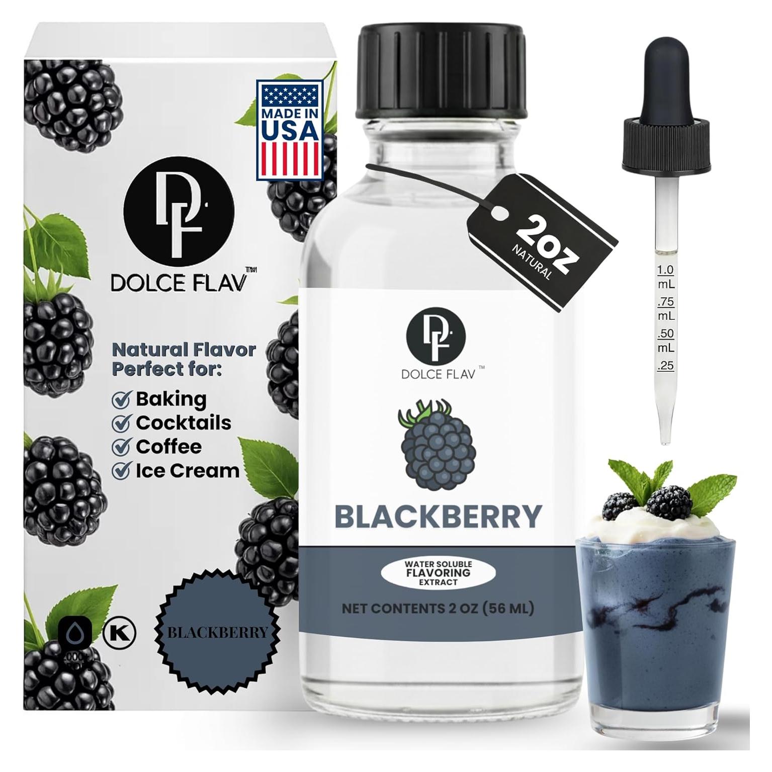 Extracto de Mora Dolce Flav - 60 ml Saborizante Hidrosoluble