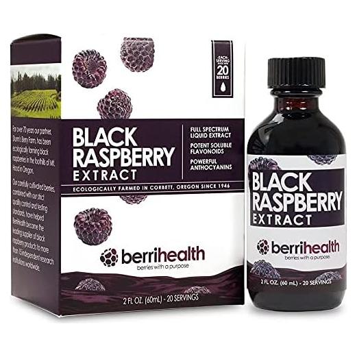 Extracto de Frambuesa Negra BerriHealth 100g - Vegano, Sin Gluten