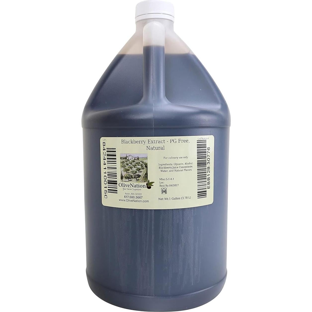 Extracto de Sabor a Mora OliveNation 453.6g - Sin Gluten, Vegano