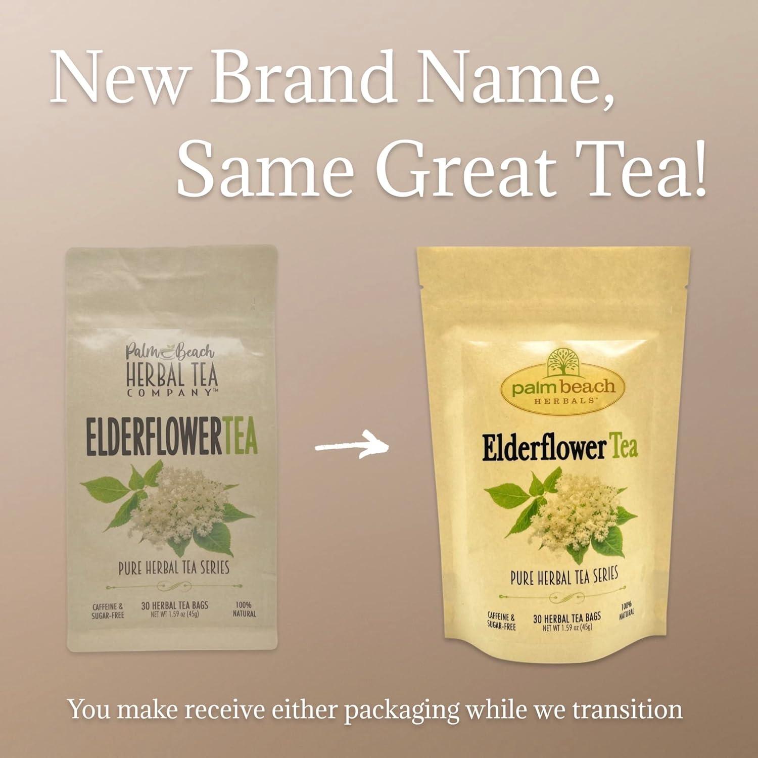 Té de Flor de Saúco Palm Beach Herbals - 30 Bolsitas 100% Natural