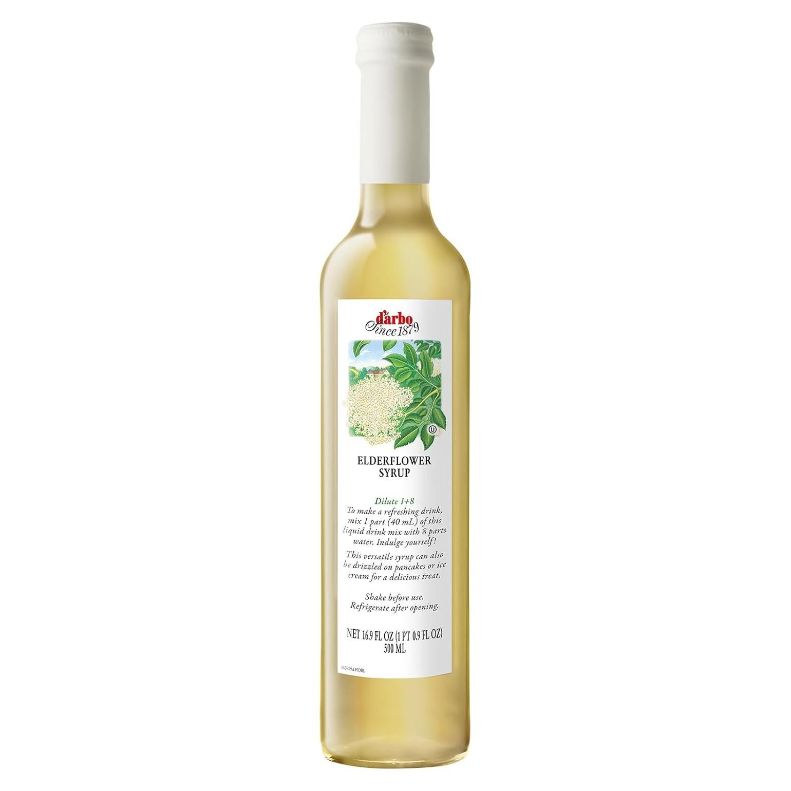 Jarabe D'arbo Flor de Saúco 500ml - Alto Contenido de Fruta