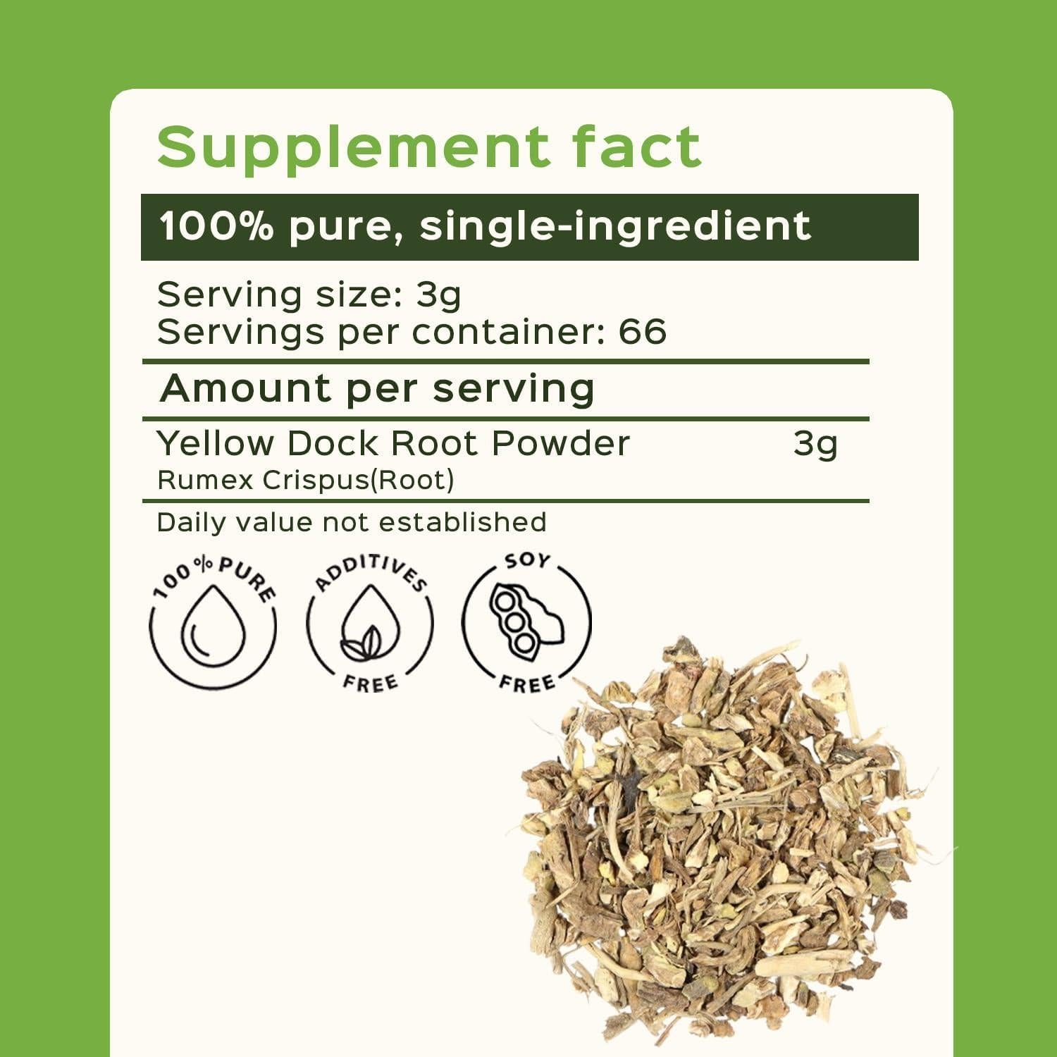 Polvo de Raíz de Diente de León Amarillo Bixa Botanical 200g